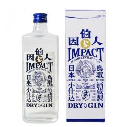 千代むすびクラフト・ジン　因伯人(Impact)700ml(箱入り)